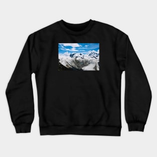 Dufourspitze Swiss Alps / Swiss Artwork Photography Crewneck Sweatshirt